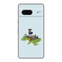 Чехлы с картинкой собаки Патрон для Google Pixel 7 (AlphaPrint) (Сапер Пес)