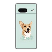 Чехлы с собаками для Google Pixel 7 (VPrint) (Корги)