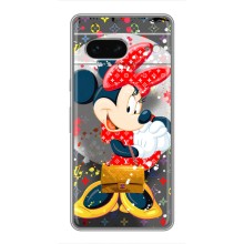 Чехол Disney Mouse Google Pixel 7 (PREMIUMPrint) (Minni с бантиком)