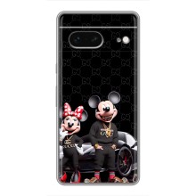 Чехол Disney Mouse Google Pixel 7 (PREMIUMPrint) (Семья Маусов)