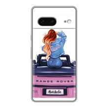 Чехол с печатью для Google Pixel 7 - (Мода) (AlphaPrint) (На машине)