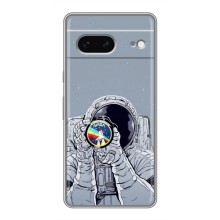 Чехол NASA для Google Pixel 7 (AlphaPrint) (Космонавт фото)