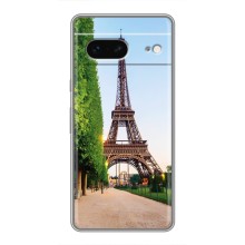 Чохол Ейфелева Вежа Google Pixel 7 - (AlphaPrint) (Дорога до Парижу)