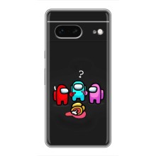 Чехол Амонг Ас для Google Pixel 7 (AlphaPrint) (Импостер)