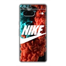 Чехол для Google Pixel 7 - с принтом Найк (AlphaPrint) (Дымчатый найк)