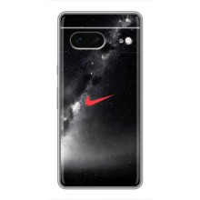 Чехол для Google Pixel 7 - с принтом Найк (AlphaPrint) (Найк красный)