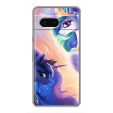 Чехол для Гугл Пиксель 7 - (Единорожки - Новинки) (AlphaPrint) (Единорожки)
