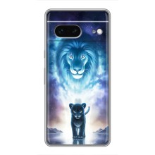 Чехол со Львом для Google Pixel 7 (VPrint) (Маленький лев)