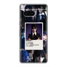 Чехлы Венсдей на Google Pixel 7 Уэнсдей (AlphaPrint) (коллаж Уэнздей)