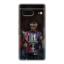 Чохол з футболістом Ламін Ямаль Google Pixel 7 – Ямал з кубком