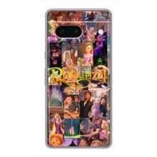 Чехол Рапунцель для Google Pixel 7 (Рапунцель коллаж)