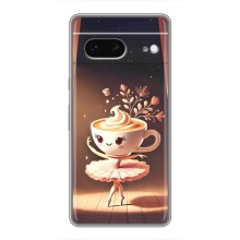 Чехол с мемом Тралалело тралала на Google Pixel 7 (Балерина капучина)