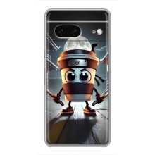 Чехол с мемом Тралалело тралала на Google Pixel 7 (Капучино асасино)