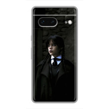 Чехол с дизайном Венздей 2 на Google Pixel 7 – Уэнсдей в костюме