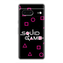 Чехол Гра в кальмара для Google Pixel 7 – Логотип игры кальмара