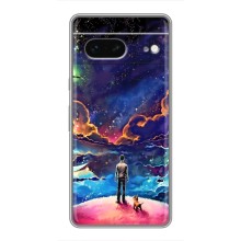 Космические Чехлы для Гугл Пиксель 7 (VPrint) (Галактический вид)