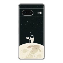 Космические Чехлы для Гугл Пиксель 7 (VPrint) (На луне)