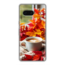 Чехол с уникальным дизайном «Осень с кофе» для Google Pixel 7