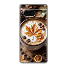 Чехол с уникальным дизайном «Осень с кофе» для Google Pixel 7 – Пряный кофе