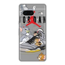 Силиконовый Чехол Nike Air Jordan на Гугул Пиксель 7 (Air Jordan)