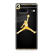 Силиконовый Чехол Nike Air Jordan на Гугул Пиксель 7 (Джордан 23)