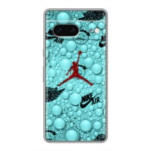 Силиконовый Чехол Nike Air Jordan на Гугул Пиксель 7 (Джордан Найк)