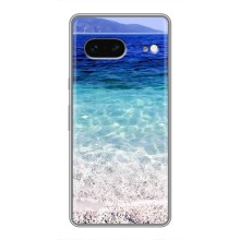 Силиконовый чехол с КАРТИНКАМИ лето для Google Pixel 7 (AlphaPrint) (Море)