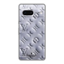 Текстурный Чехол Louis Vuitton для Гугул Пиксель 7 (Белый ЛВ)