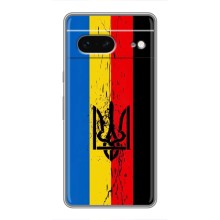 Украинские Чехлы для Google Pixel 7 с картинкой УПА (AlphaPrint) (Флаг УПА)