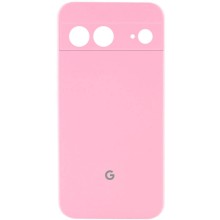 Чехол Silicone Cover Lakshmi Full Camera (AAA) with Logo для Google Pixel 7a (Розовый)