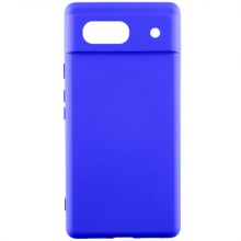 Чохол Silicone Cover Lakshmi Full Camera (AA) для Google Pixel 7a – Синій