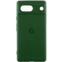 Чехол Silicone Cover Lakshmi Full Camera (AAA) with Logo для Google Pixel 7a – Зеленый
