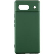 Чехол Silicone Cover Lakshmi Full Camera (AAA) для Google Pixel 7a – Зеленый