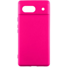 Чехол Silicone Cover Lakshmi Full Camera (AAA) для Google Pixel 7a – Розовый