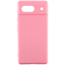 Чехол Silicone Cover Lakshmi Full Camera (AAA) для Google Pixel 7a – Розовый
