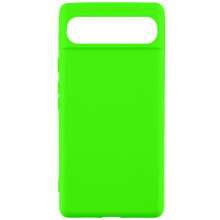 Чехол TPU GETMAN Liquid Silk для Google Pixel 7a – Салатовый