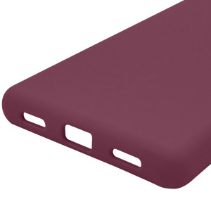 Чехол Silicone Cover Lakshmi Full Camera (AAA) для Google Pixel 7a – Бордовый
