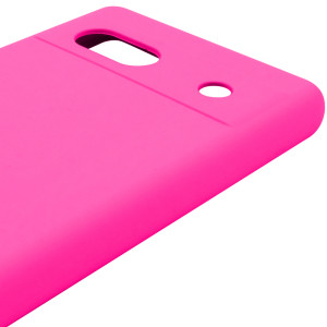 Чехол Silicone Cover Lakshmi Full Camera (AAA) для Google Pixel 7a – Розовый