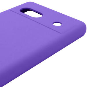 Чехол Silicone Cover Lakshmi Full Camera (AAA) для Google Pixel 7a – Фиолетовый