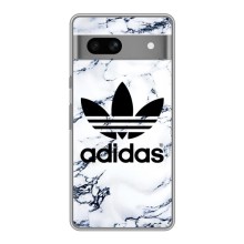 Чохли Адидас для Google Pixel 7A (AlphaPrint) (Адідас на мраморі)