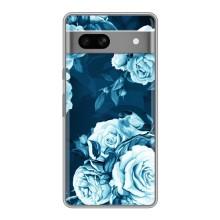Чехлы (ART) Цветы на Google Pixel 7A (VPrint) (Блактині бутони)