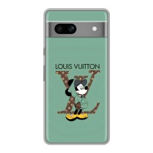 Чехлы Луи Витон для Google Pixel 7A (AlphaPrint - LOUIS VUITTON) (Микки Маус LV)