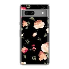 Чохли з квітами для Google Pixel 7A (VPrint) (Трояндочки)