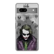 Чехлы с картинкой Джокера на Google Pixel 7A (Joker клоун)