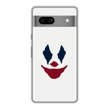 Чехлы с картинкой Джокера на Google Pixel 7A (Лицо Джокера)