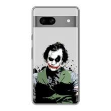 Чехлы с картинкой Джокера на Google Pixel 7A (Взгляд Джокера)