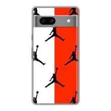 Чохли для Google Pixel 7A - з картинкою JORDAN (AlphaPrint) (Лого Джордан)