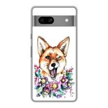 Чохли з картинкою Лисичка для Google Pixel 7A (VPrint) (Весела лисичка)