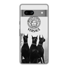 Чехлы VERSACE для Гугл Пиксель 7А (PREMIUMPrint) (Доберман Версаче)