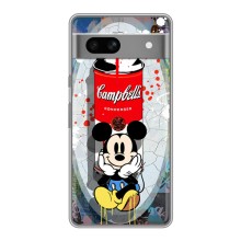 Чехол Disney Mouse Google Pixel 7A (PREMIUMPrint) (Американский Маус)